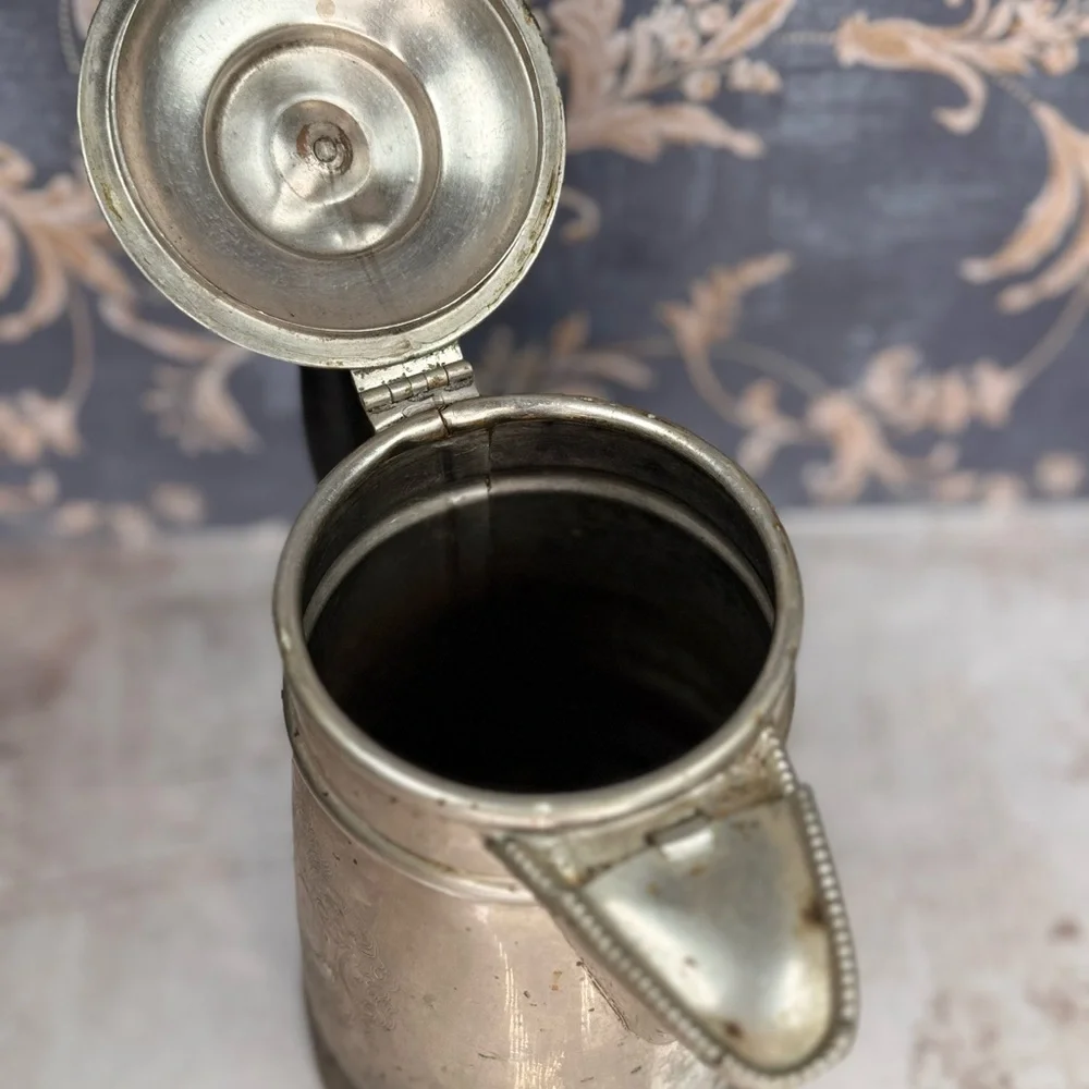 Antique pewter coffee